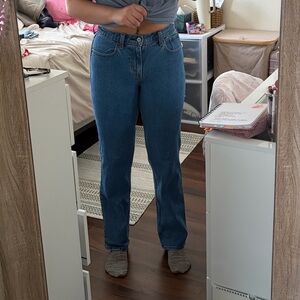 Abercrombie and Fitch Blue Mid-Rise Jeans